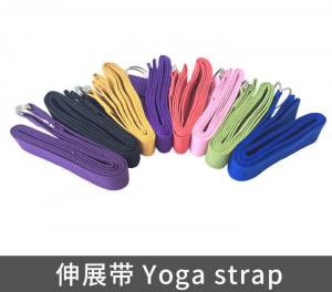 China China factory supply 100% Cotton Yoga Strap Stretch Strap With Buckle,Yoga Strap on sale