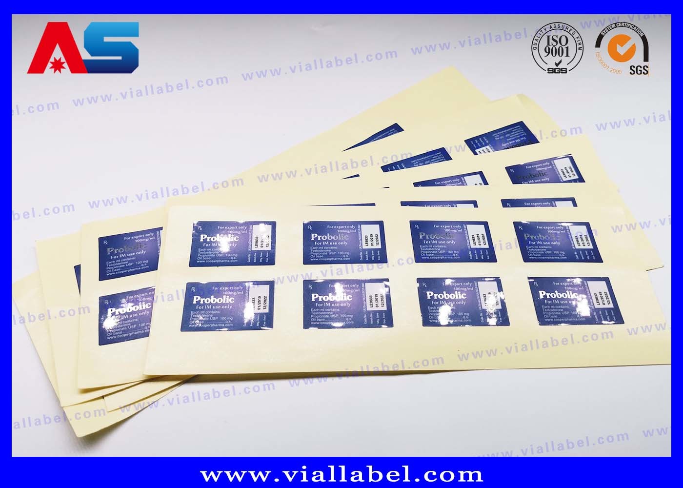 Paper Medicine Packaging Box Silver Foil Metallic For Hcg Injections Growth Hormone