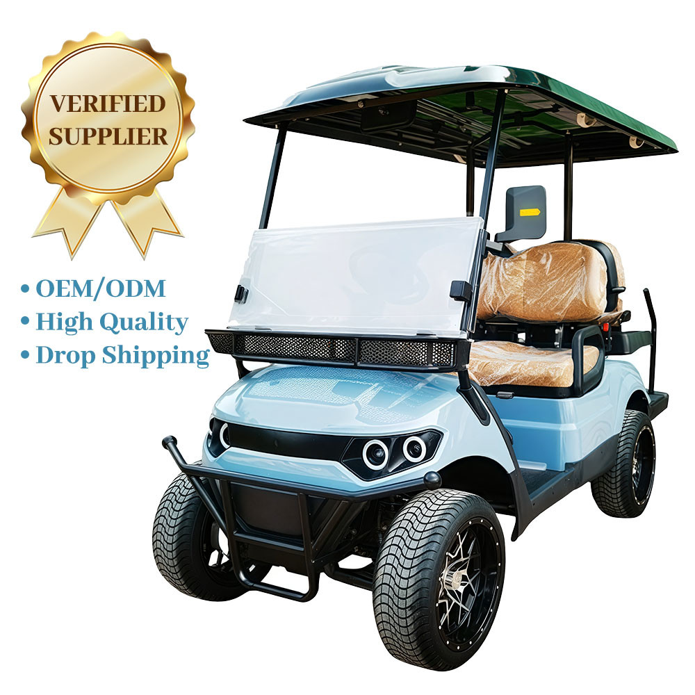 2 4 6 8 Person 48v Electric Lifted Street Legal Golf Carts Off Road Buggy Electric Club Car