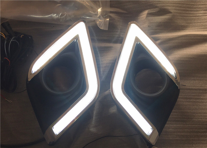 Hilux 2016 2017 New Revo Auto Parts LED Fog Lamps with Daytime Running Light