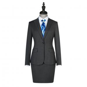 Quality Ladies Business Office Formal Skirt Suit Set 2 Pieces Blazer and Skirt Quantity 1000 for sale