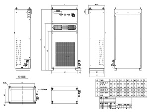 Crane Cab Air Conditioning Unit high temperature EOT cabinet air conditioner