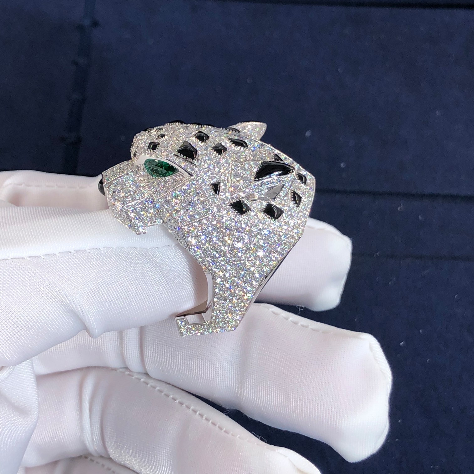 Hot Selling Natural Diamond Jewelry 18k Gold Car Tier PanthèRe De Car tier Ring