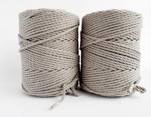 China 100% Cotton 3mm Macrame Cord Roll of Braided Rope for Custom Projects on sale