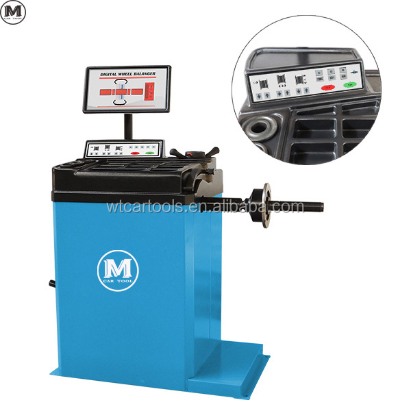 Full Automatic Tire Balancer Machine 0.37kw 220v For Speed Balancing