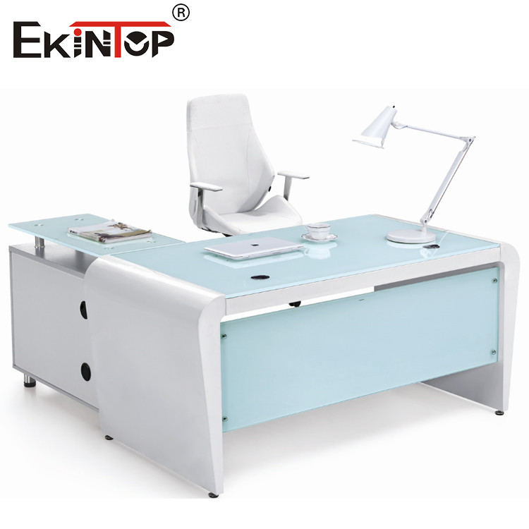 glass computer desk