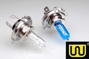 Quality Halogen Xenon HID Motorcycle Headlight Bulb Blue color H4 P43T 12V 35/35W for sale