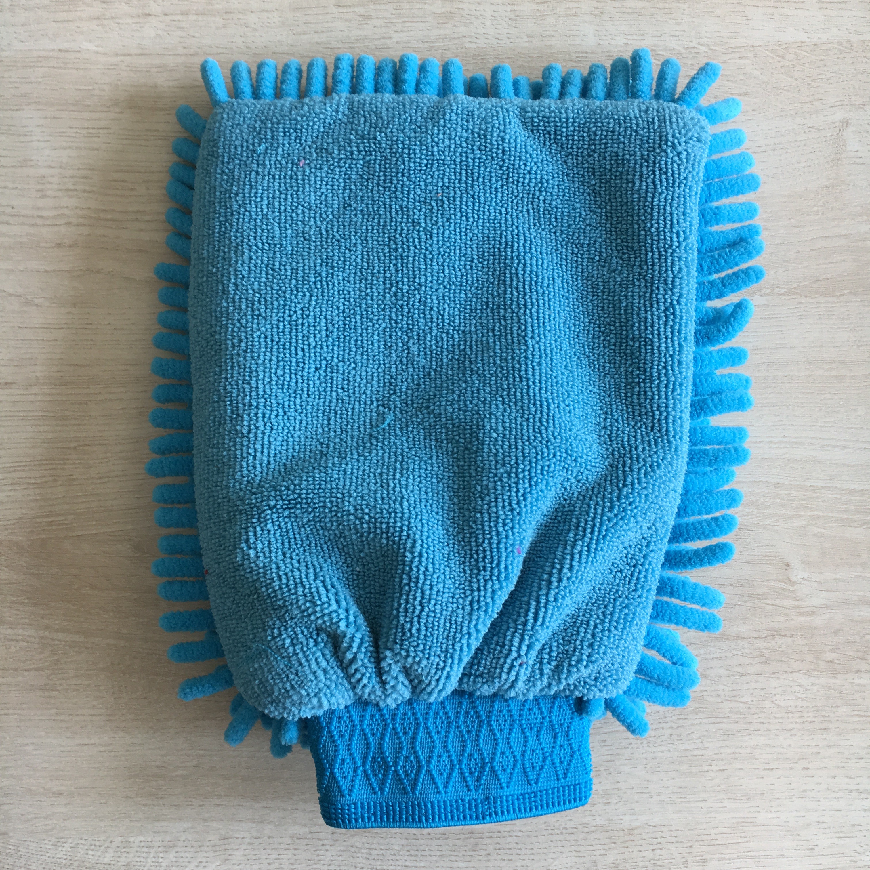 House keeping washing absorb mitt 100% polyester microfiber mitt gloves