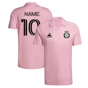 China Pink Thai Quality Football Shirts Soccer Jersey Customized Logo Printing OEM/ODM on sale