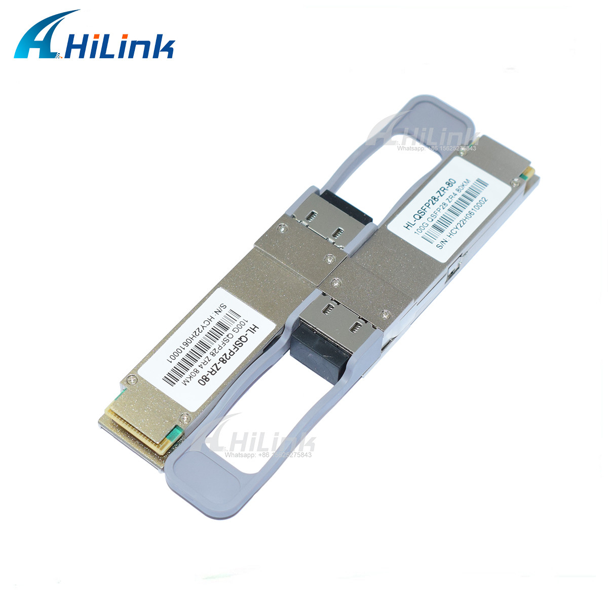 LC Connector SOA Pin Fiber Optic Transceiver Good Communication Networking Product QSFP28 ZR4 80KM LWDM4 1295-1304NM