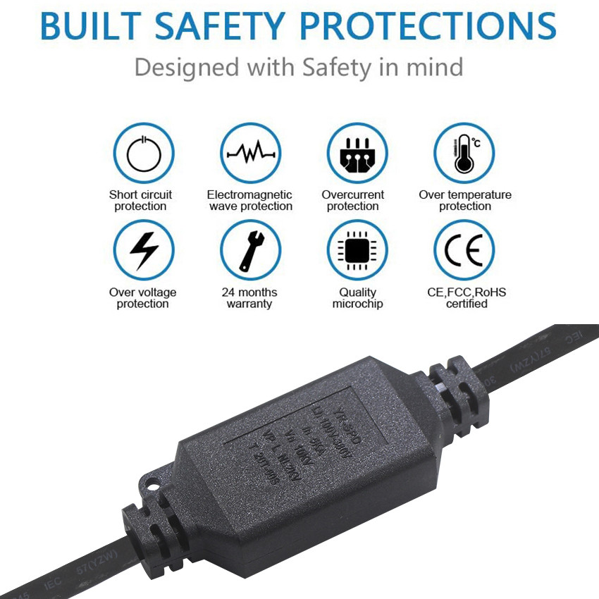110-277V Outdoor Discharger Surge Protection Devices 6Kv 9Kv 10Kv 12Kv 15Kv SPD