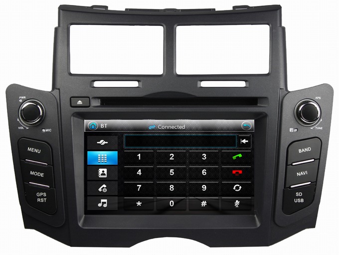 Ouchuangbo In Car DVD Player for Toyota Yaris 2005-2011 GPS Multimedia Kit USB OCB-6221A