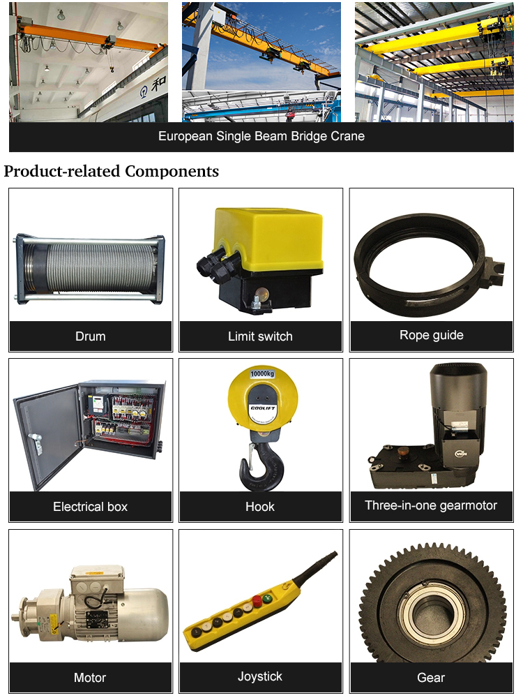 Construction 8m/Min Lift 5T Electric Wire Rope Hoist