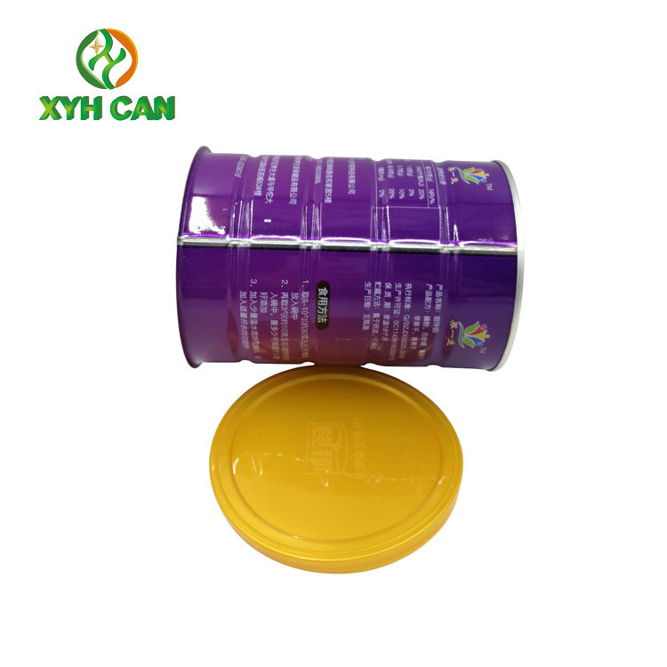 Milk Powder Tin Can Tight Round Tinplate Containers Gift Tin Can
