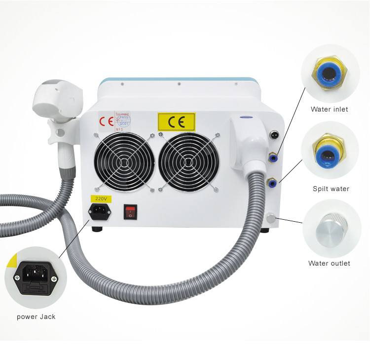 Portable Nd Yag Laser Commercial Tattoo Removal Machine CE Approved