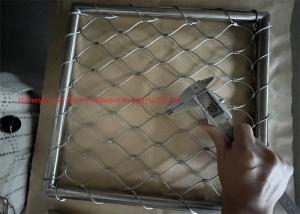 Quality 2mm Cable Diameter Helideck Nets 40mm Hole Size 316L for sale