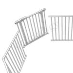 Indoor Multipurpose White Durable Metal Foldable Baby Playpen