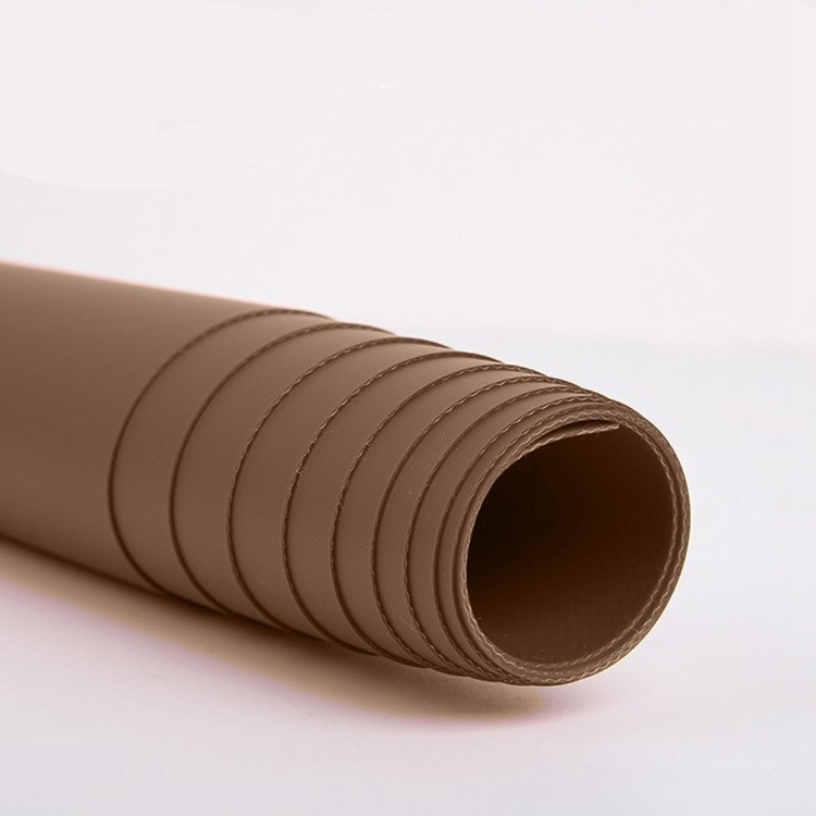 Coated 1000 *1000 20 * 20 Waterproof PVC Tarpaulin 500 Gsm Brown Color