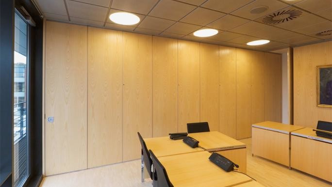 Sliding Door Movable Partition Wall Retractable Door For Hotel 5 Years Warranty