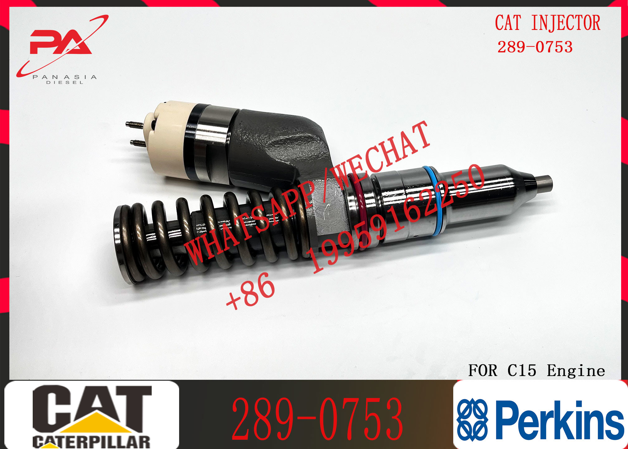 Engine Injector 289-0753 20R-5036 10R-1000 10R-7229 229-5919 211-3027 For Caterpillar C15/C18
