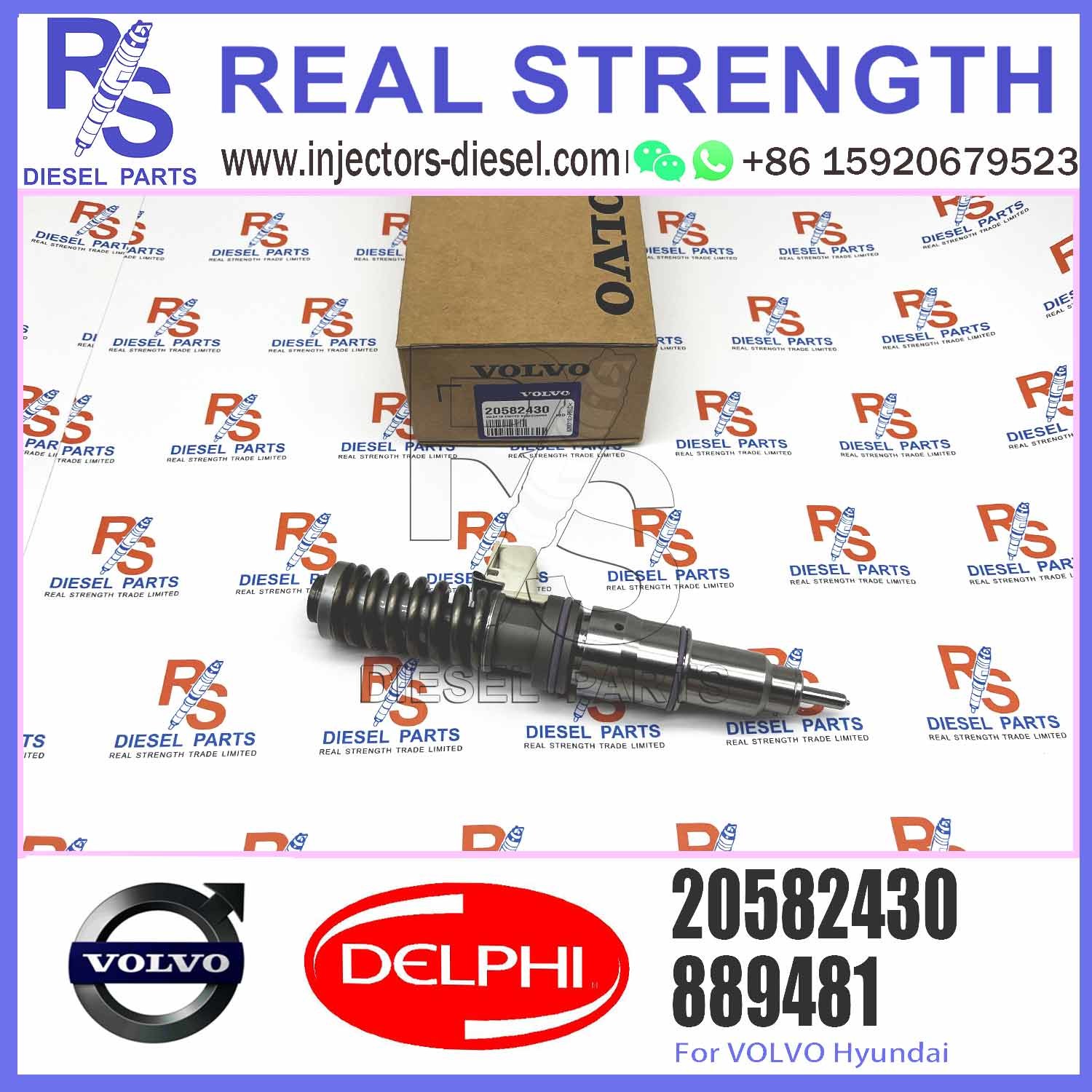 Diesel Fuel Injector 21244717 BEBE4F01001 BEBE4F01102 BEBE4F04001 BEBE4F07001 20582430 E3.3 for V-O-L-V USA MD13 E3.3
