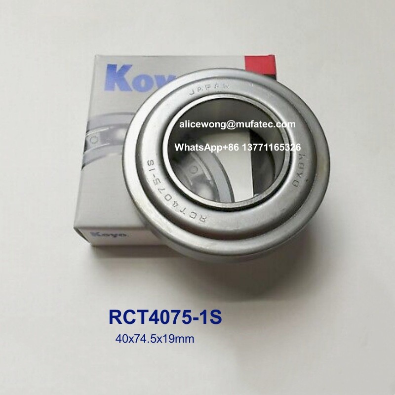 RCT4075-1S Automotive Clutch Release Bearing 40x74.5x19mm