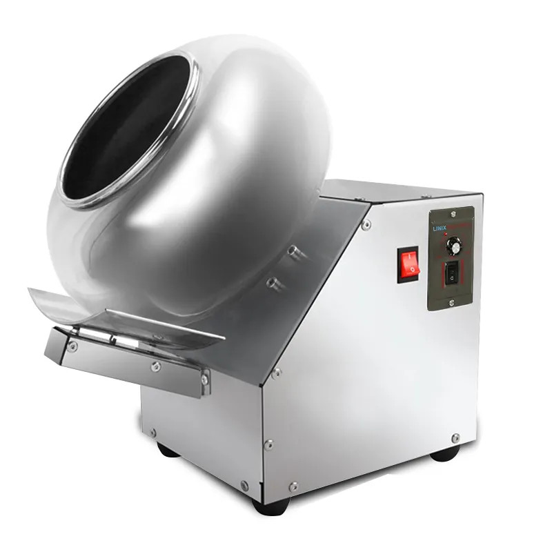 Food Flavoring Mixer Snack Seasoning Machine Almond Sugar Syrup Small Candy Chocolate Coating Machine