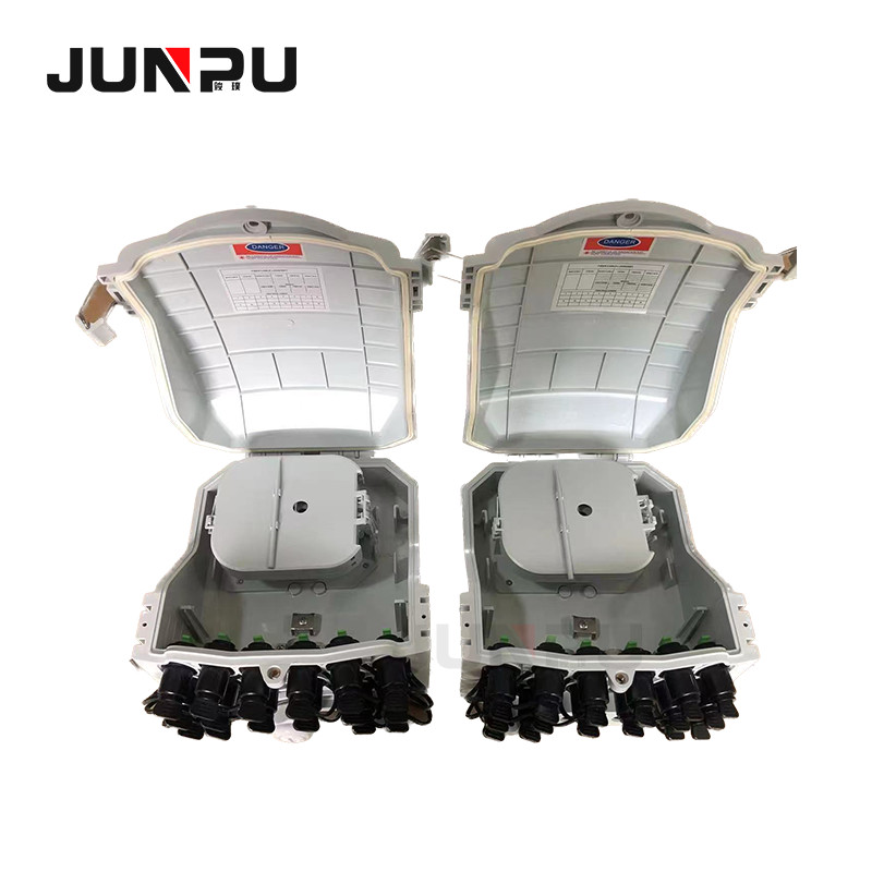 Fiber Optic Cable IP65 Fiber Optic Terminal Distribution Box 16 Core With Wall/Pole Method