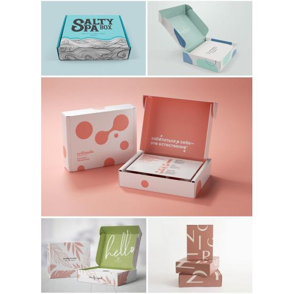Rigid Cardboard Retail Packaging Box Corrugated Paper Mailer Box Empty Folding Boxes