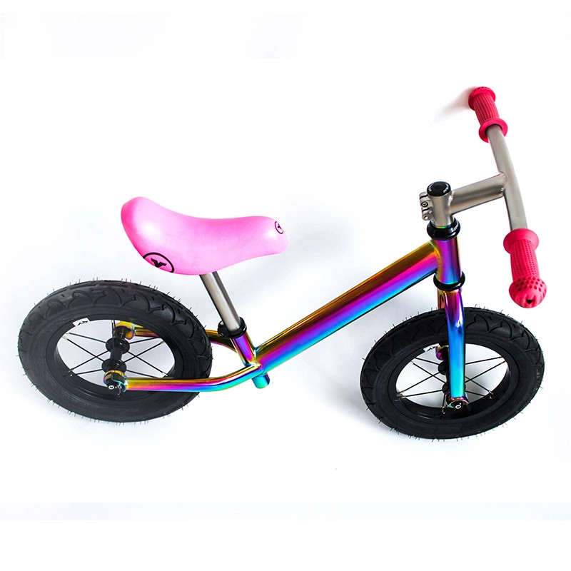 Super Light Titanium Balance Bike Ti Bicycle Without Pedal Impact Resistance
