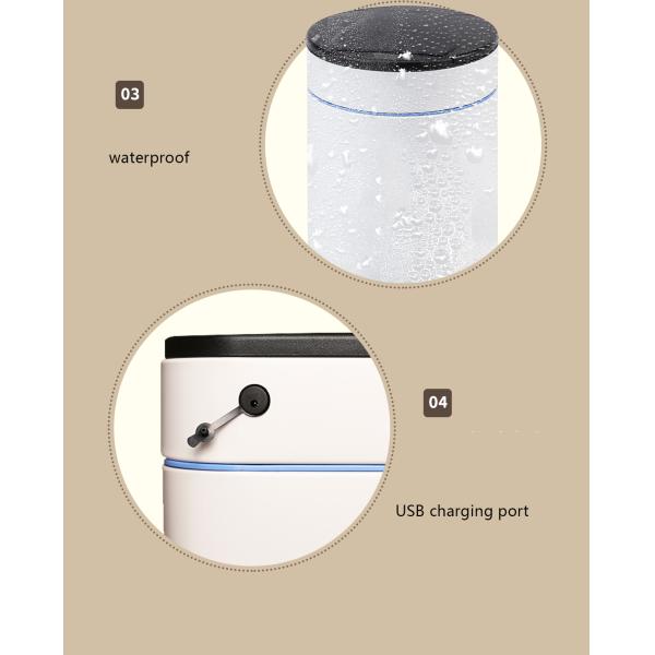 3l 6l 12l Smart Trash Bin Touchless Sensor Automatic Dustbin Stainless Steel