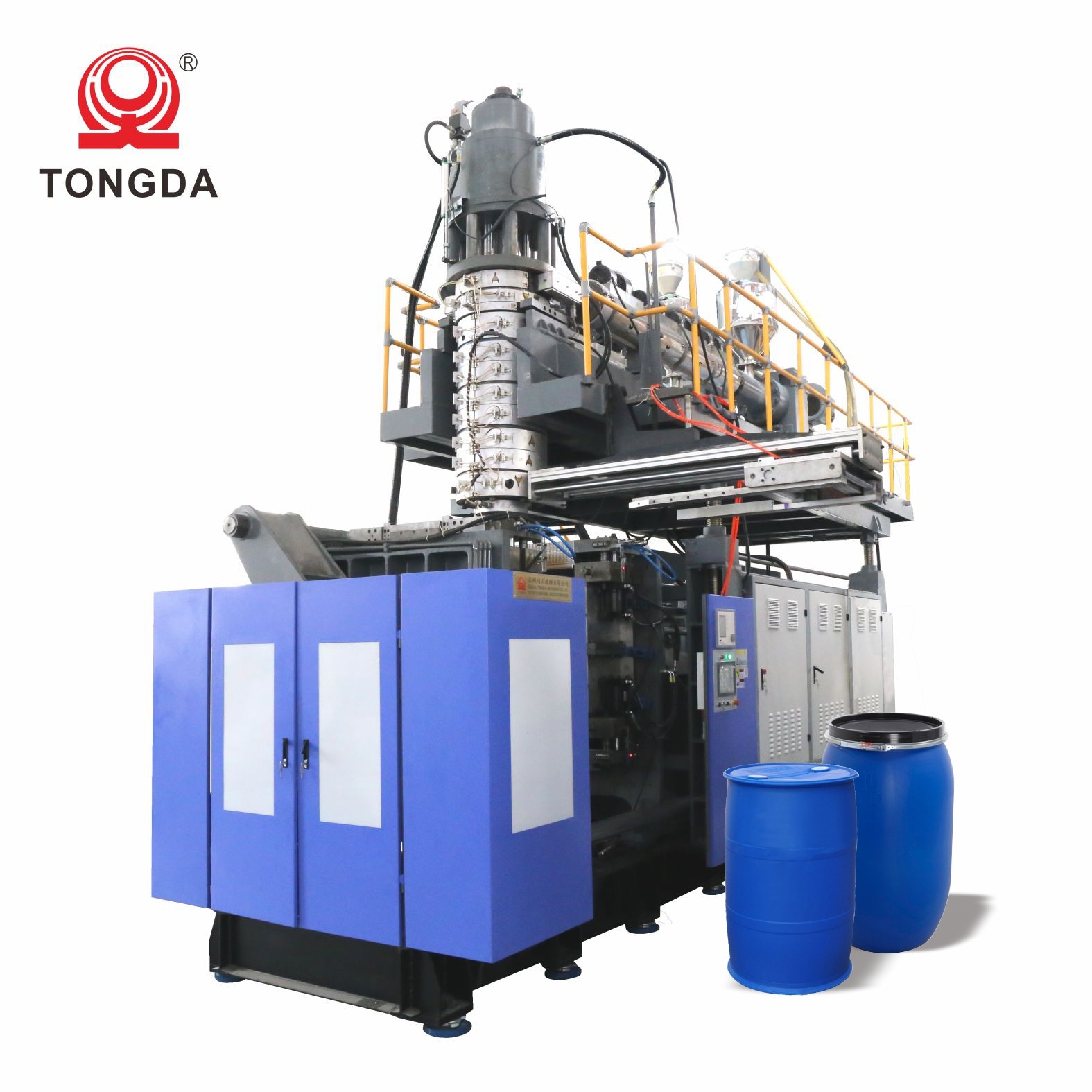 100L Drum Extrusion Blow Molding Machine Fully Automatic Plastic