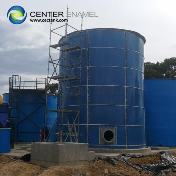 Glass-Fused-to-Steel Bolted industrial process Tanks For Process Water Storage