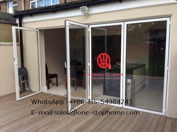 Customized Double Glazed Australian Standard Aluminum Frame Bi-Fold Door Balcony Folding Door,Exterior Patio Door