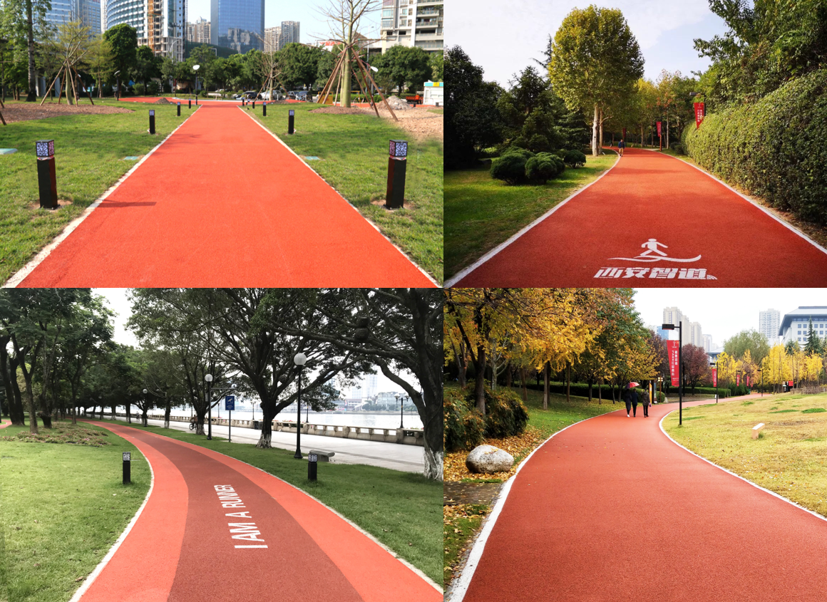 Easy Installation Rubber Running Tracks for Jogging PU Binder for EPDM