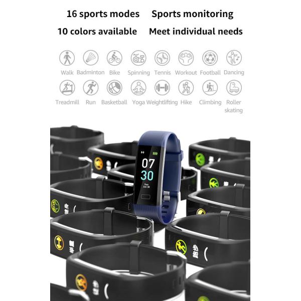 TPU Strap Bluetooth Smart Bracelet BLE5.0 210mm Wristband