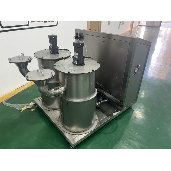 High-Precision Computerized Dual Filter Gluing System in operation