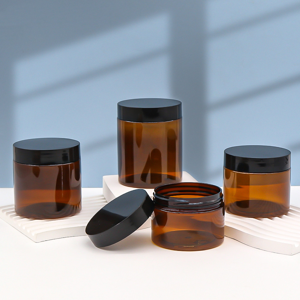 Eco Friendly Portable Containers 5ml 10g 20g Face Cream Jar Traveling Plastic Pot Jars for UV Nail Gel Cosmetic Packaging