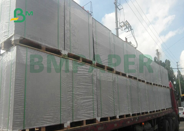  1.5mm 2mm Laminated Duplex Board White Back 70 * 100cm Two Side Coated