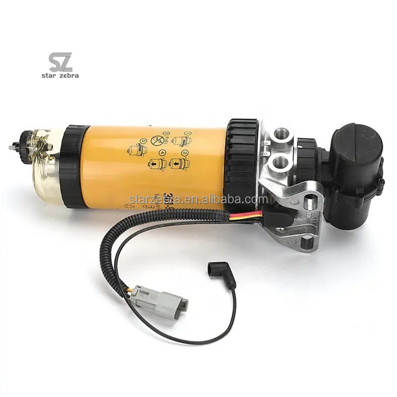 JCB 228-9129 Diesel Fuel Filter Oil Water Separator Assembly 361-9554 With Fuel Pump for Optimal Engine Performance