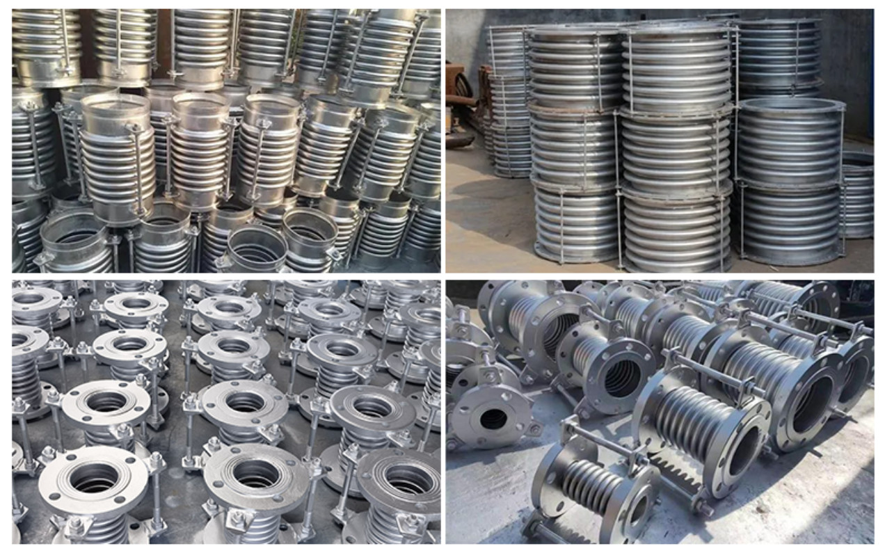 Flange SS316 Bellows Expansion Joints Flexible Metal With PTFE Corrugated Compensator