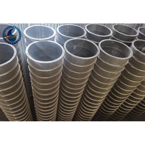 Id40mm Stainless Steel Profile Wet Dry Separator Od48mm Vee Wire Screen Filter