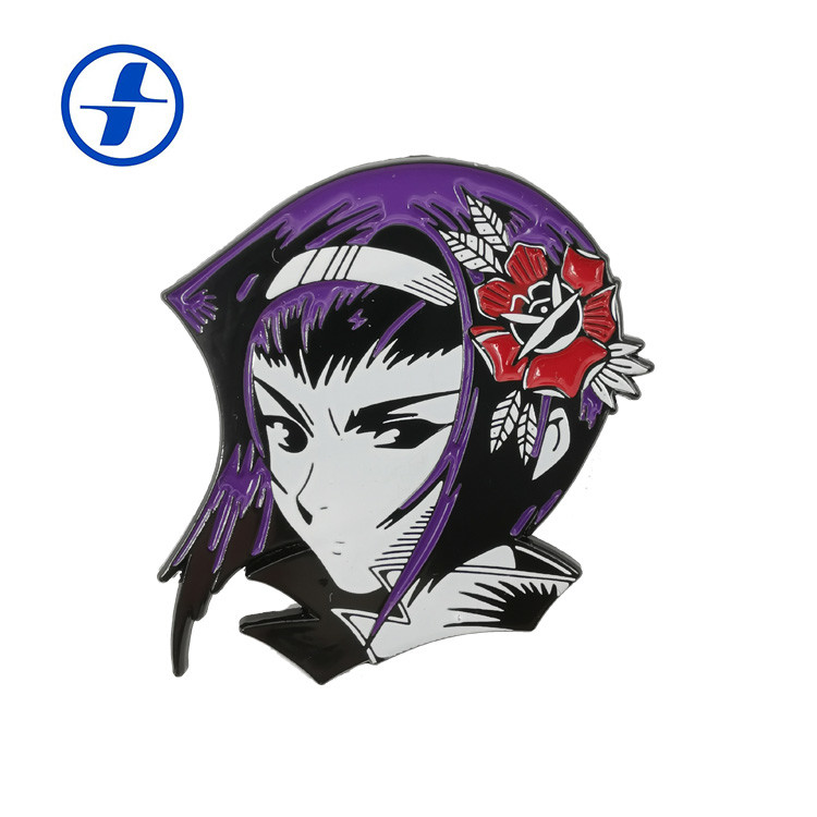 Wholesale Customized metal plating custom soft enamel pin badge