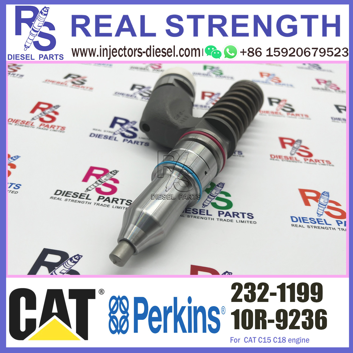 10R1273 Cat Perkins Diesel Injector 232-1199 2321199 10R-1273 10R-9236 10R9236