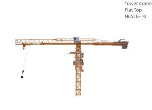 China N6518-10 Climbing Tower Crane 1000kg Construction Crane on sale
