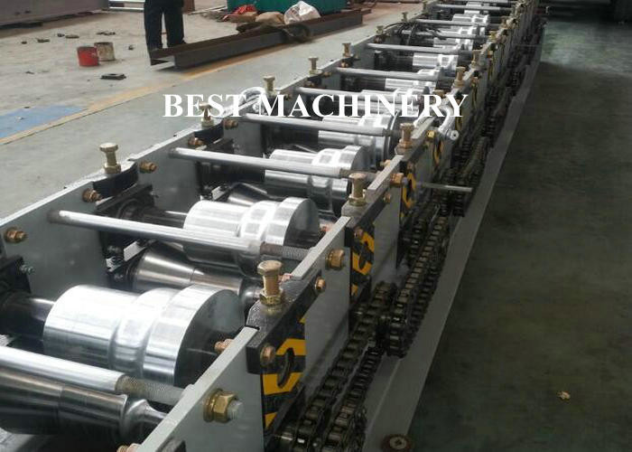 Metal Steel Gutter Profile Drain Pipe Roll Forming Machine Seaming Type
