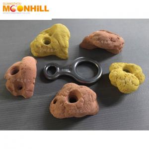 China Rock Climbing Rock Holds Customized Size ROHS For Sports Park Gym on sale