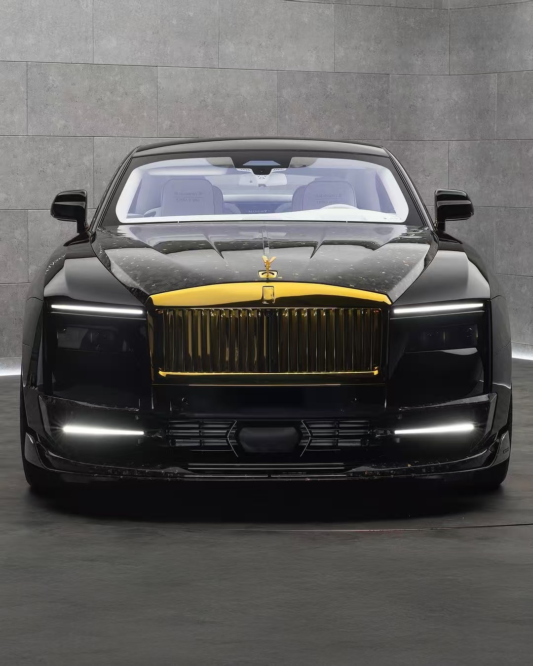 Spectre Rolls Royce Wide Body Kit MSY Style Front Lip Diffuser Spoiler Hood