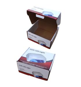 Quality Bespoke F-Flute Corrugated Paper Mailer Boxes Packaging With Artork Printing for sale