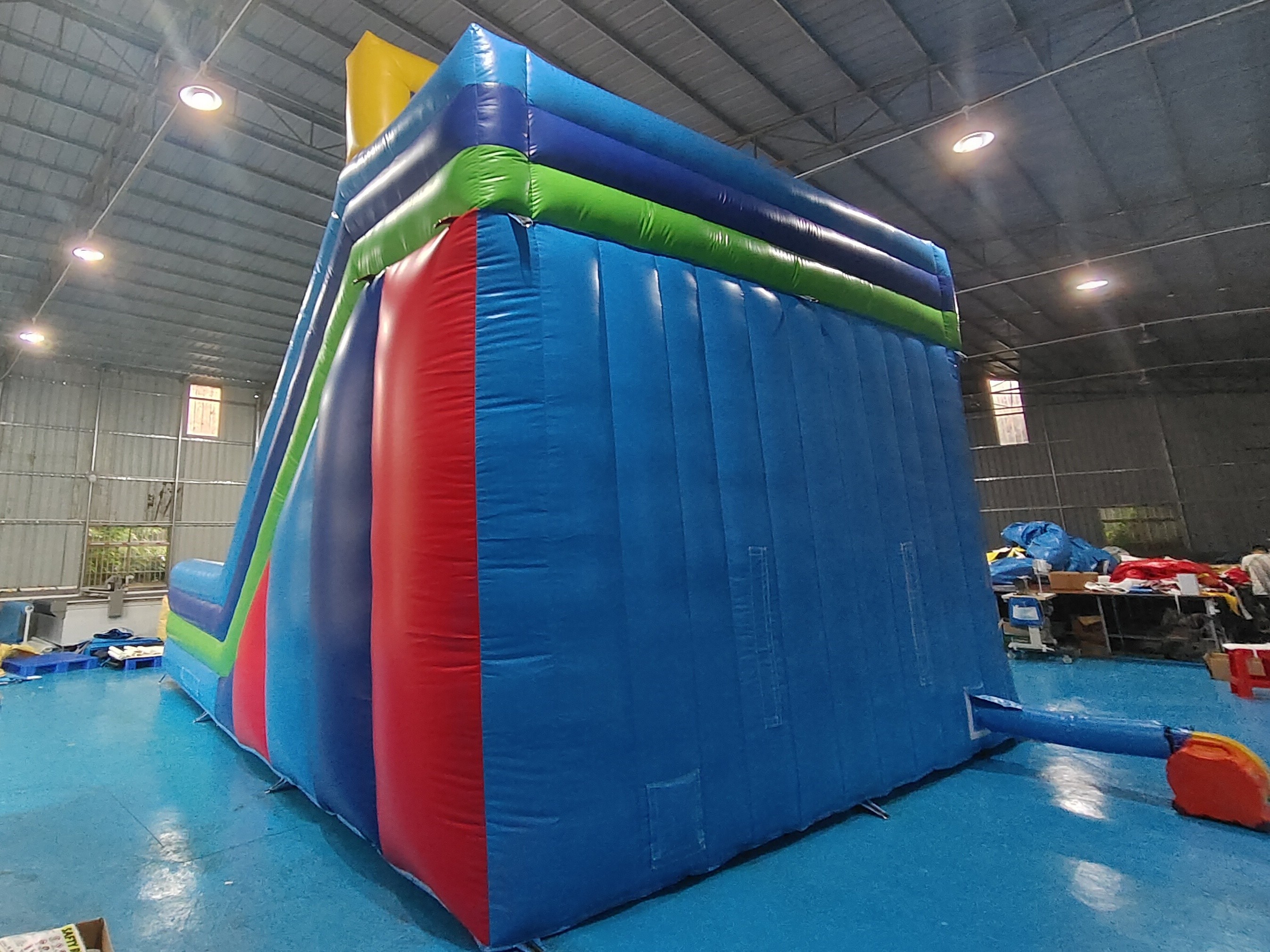 UL Listed Commercial Inflatable Water Slides Vertical Rush Inflatable Obstacle Slide Customized Logo